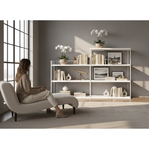 KONSOLA - REGAŁ BIAŁA  SKD-361